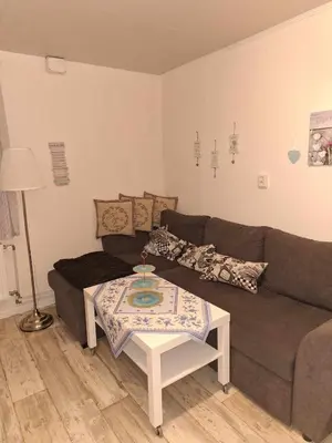 Ein Sitzbereich in der Unterkunft Haus Rosi