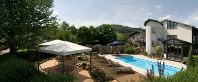Der Swimmingpool an oder in der Nähe von Naturlaub-Domizil Oster-Franzen