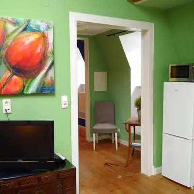 Küche/Küchenzeile in der Unterkunft Strumpfeck Suites