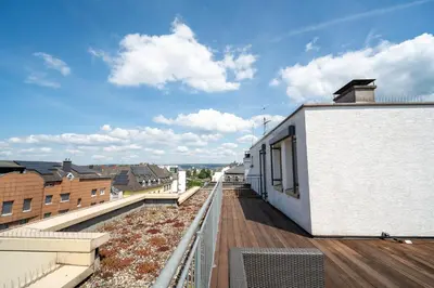 Das Gebäude in dem sich die Ferienwohnung befindet