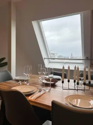 Grundriss der Unterkunft Urban Charm Design Loft