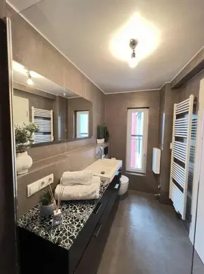 Ein Bett oder Betten in einem Zimmer der Unterkunft Urban Charm Design Loft