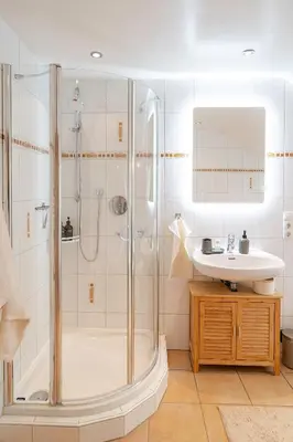 Ein Badezimmer in der Unterkunft Deluxe Flat, PS4, Parken, Netflix, Zentral