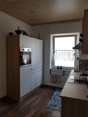 Küche/Küchenzeile in der Unterkunft Haus Rheinglück 