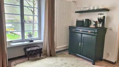 Küche/Küchenzeile in der Unterkunft Mosel-Side Junior Suite