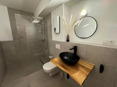 Ein Badezimmer in der Unterkunft RheinMosel Glück Wellness
