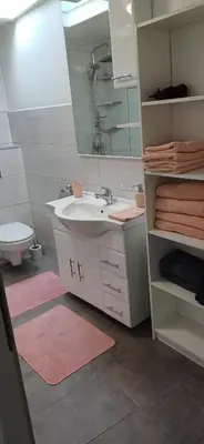 Ein Badezimmer in der Unterkunft Schnick Schnack