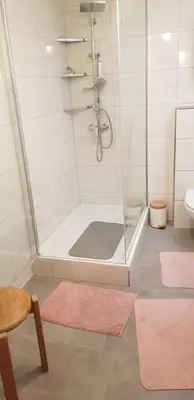Ein Badezimmer in der Unterkunft Schnick Schnack