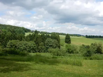 Naturlandschaft in der Nähe des Ferienhauses