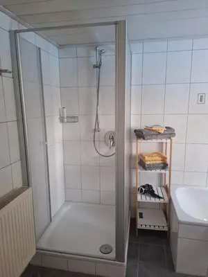 Ein Badezimmer in der Unterkunft Ferienwohnung im Mittelrheintal, Traumschleife & Rheinsteig Wanderwege!