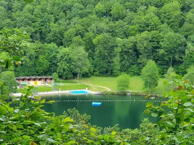 Naturlandschaft in der Nähe des Ferienhauses