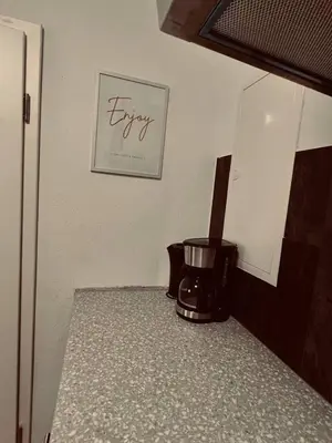 Küche/Küchenzeile in der Unterkunft Zentrale beautifull Apartment