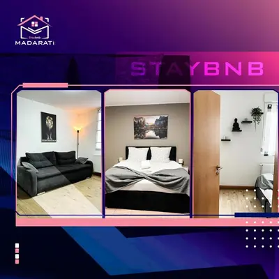 Ein Bett oder Betten in einem Zimmer der Unterkunft Zentrale beautifull Apartment