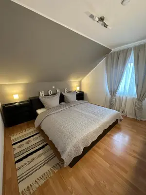 Ein Bett oder Betten in einem Zimmer der Unterkunft Ferienwohnung Forest