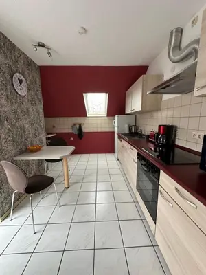 Küche/Küchenzeile in der Unterkunft Ferienwohnung Forest