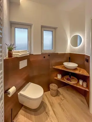 Ein Badezimmer in der Unterkunft Haus Meerten