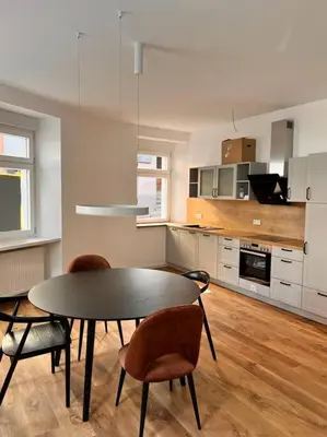 Küche/Küchenzeile in der Unterkunft BG Living & Hosting - Stilvolle Mosel-Ferienwohnung 