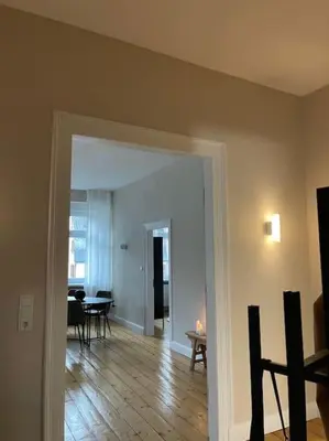 Grundriss der Unterkunft BG Living & Hosting - Exklusive Jugendstilwohnung an der Mosel in Ürzig - 2 Schlafzimmer, bis 4 Personen, Fahrradkeller, Waschmaschine & Trockner