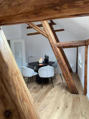 Grundriss der Unterkunft Mosel-Charm - Urige Dachgeschosswohnung für 6 Personen - 3 Schlafzimmer, Fahrradkeller & Gratis WLAN - BG Living & Hosting