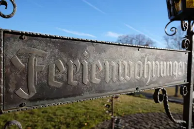 Ein Zertifikat, Auszeichnung, Logo oder anderes Dokument, das in der Unterkunft Ferienwohnungen Blum ausgestellt ist