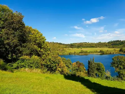 Naturlandschaft in der Nähe des Ferienhauses