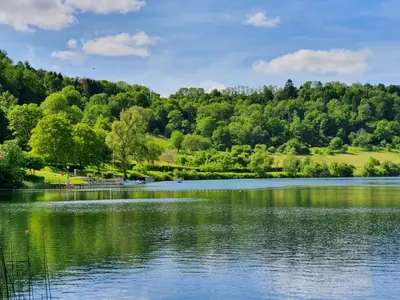 Naturlandschaft in der Nähe des Ferienhauses