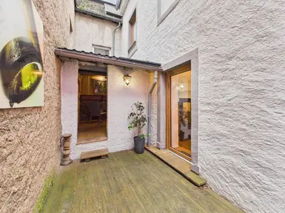 Grundriss der Unterkunft Rustikal trifft Modern, Bar Keller, Terrasse, 2 Schlafzimmer