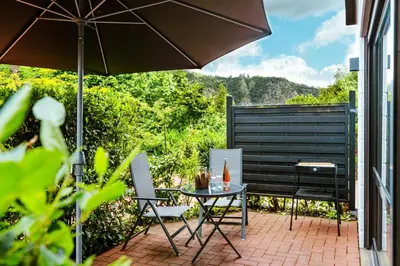 Ein Garten an der Unterkunft A11