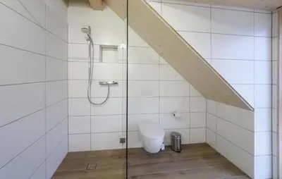 Ein Badezimmer in der Unterkunft Ferienpark Wolfsschlucht