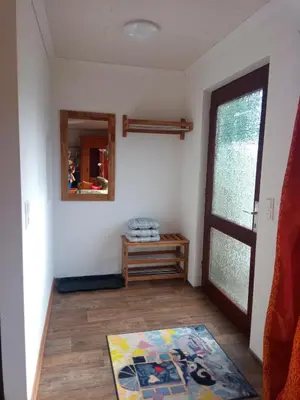 Ein Bett oder Betten in einem Zimmer der Unterkunft Haus am Römerstich