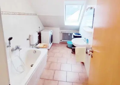 Ein Badezimmer in der Unterkunft DWK: Monteurhaus Bad Salzig