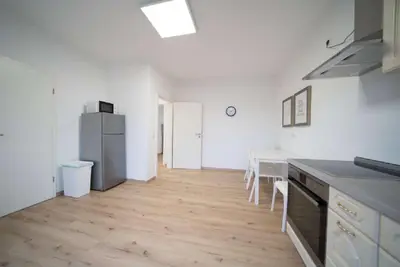 Küche/Küchenzeile in der Unterkunft DWK: Monteurwohnung Koblenz