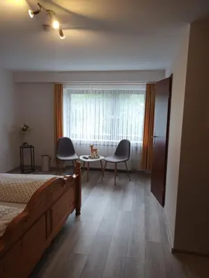 Ein Bett oder Betten in einem Zimmer der Unterkunft Gästehaus A21