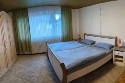 Ein Bett oder Betten in einem Zimmer der Unterkunft Ferienhaus Brigitte
