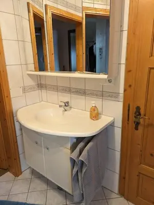 Ein Badezimmer in der Unterkunft Ferienhaus Brigitte