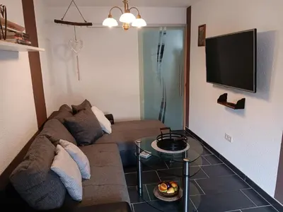 TV/Unterhaltungsangebot in der Unterkunft Ferienwohnung Schwarzenbergblick