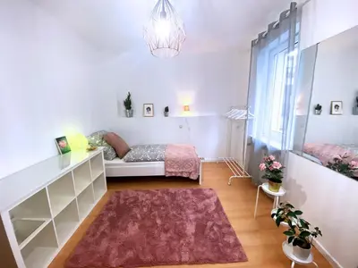 Ein Bett oder Betten in einem Zimmer der Unterkunft Ferienhaus Mohini