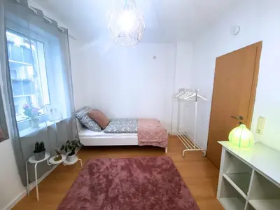 Ein Bett oder Betten in einem Zimmer der Unterkunft Ferienhaus Mohini