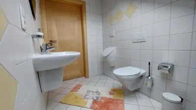 Ein Badezimmer in der Unterkunft Ferienwohnung Rhens am Rhein