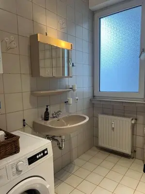 Ein Badezimmer in der Unterkunft Charmante Altstadtwohnung im Zentrum