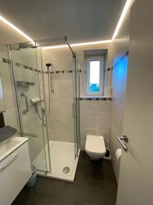 Ein Badezimmer in der Unterkunft Ferienhaus Panorama Mosel