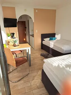Ein Bett oder Betten in einem Zimmer der Unterkunft Apartment 22