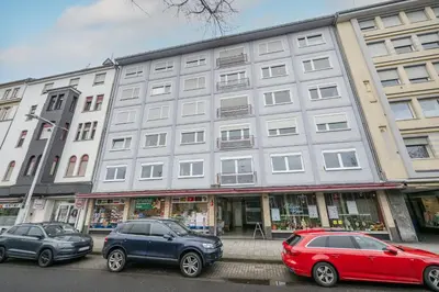 Das Gebäude in dem sich die Ferienwohnung befindet