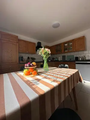 Küche/Küchenzeile in der Unterkunft Ferienwohnung Panorama Oberkirn