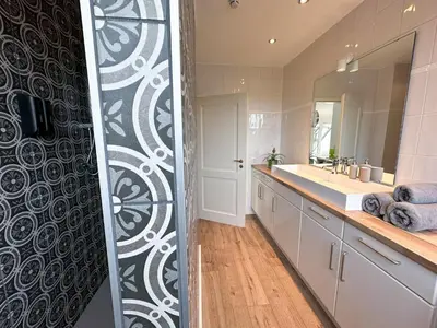 Ein Badezimmer in der Unterkunft Suite Katharina