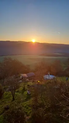 Naturlandschaft in der Nähe der Ferienwohnung