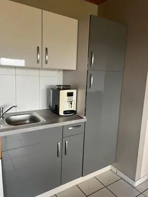 Küche/Küchenzeile in der Unterkunft Ferienwohnung Pfalzblick