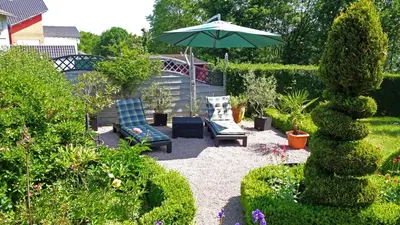 Ein Garten an der Unterkunft Ferienwohnung Preziosa