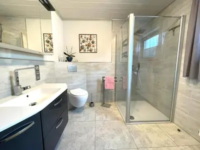 Ein Badezimmer in der Unterkunft Ferienwohnung Preziosa