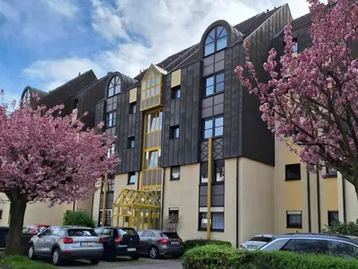 Das Gebäude in dem sich die Ferienwohnung befindet